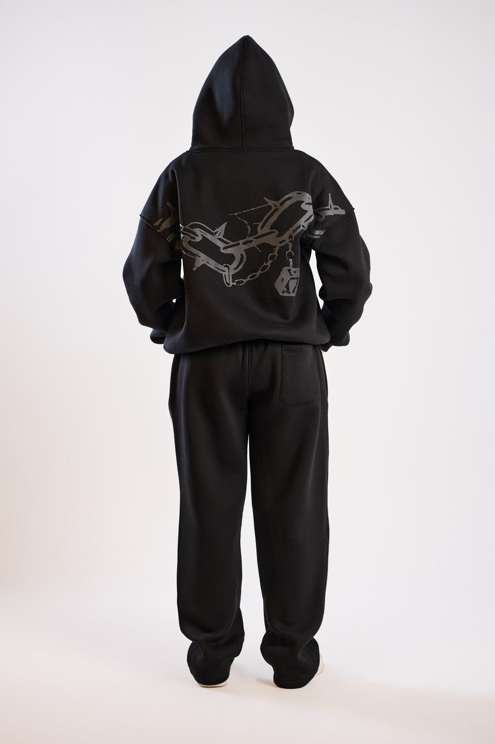 LOVED IN CHAINS SUIT-BLACK