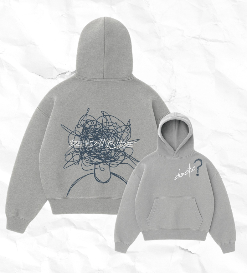 FADED PULSE HOODIE-GREY