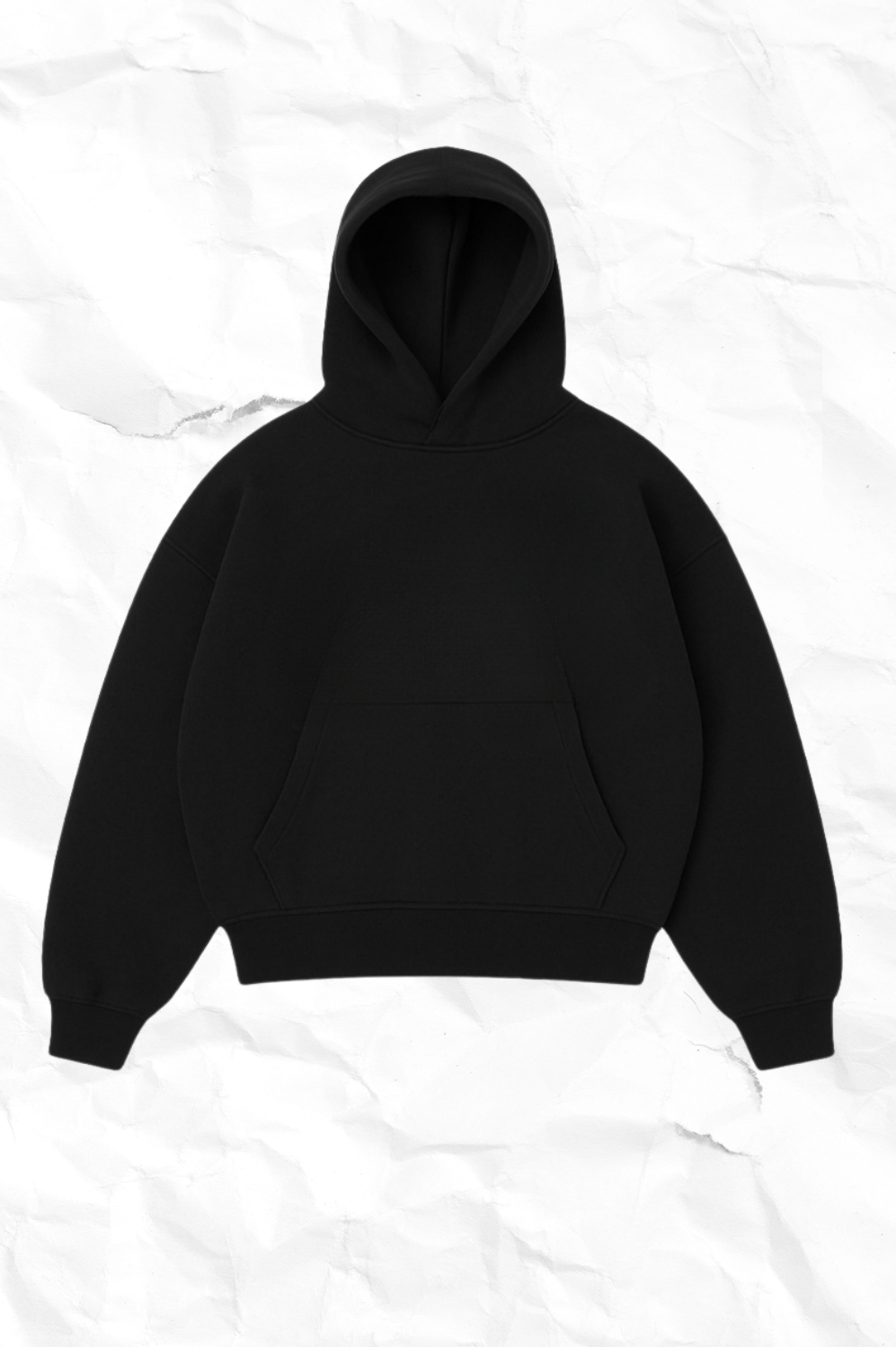BASIC HOODIE-BLACK