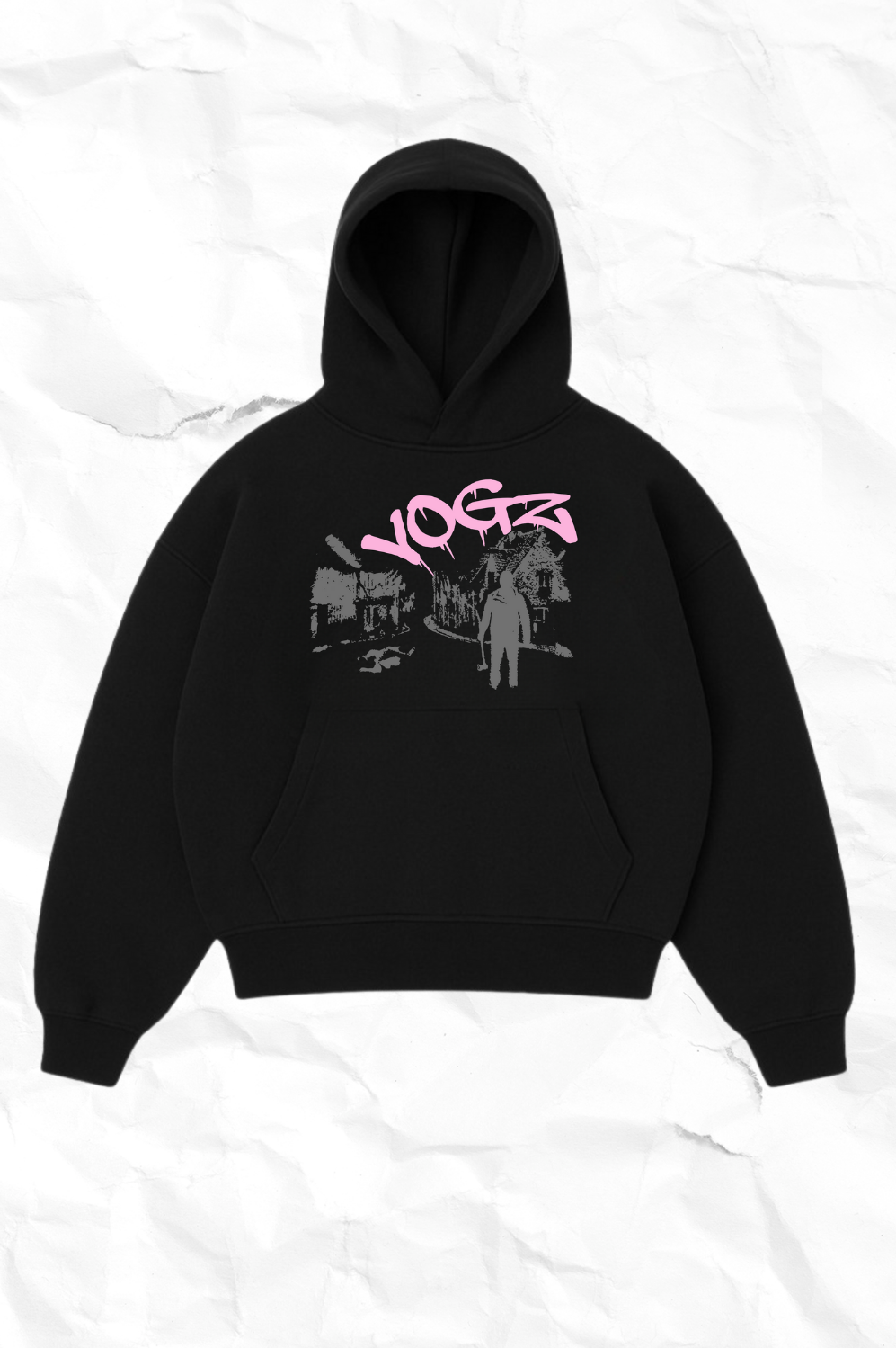 MIDNUGHT RUNNER HOODIE-BLACK