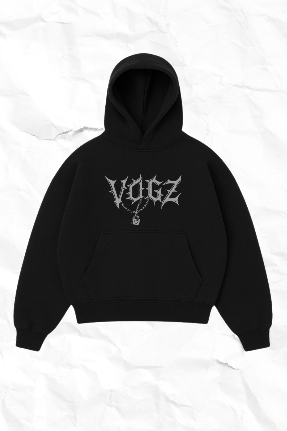 LOVED IN CHAINS HOODIE-BLACK