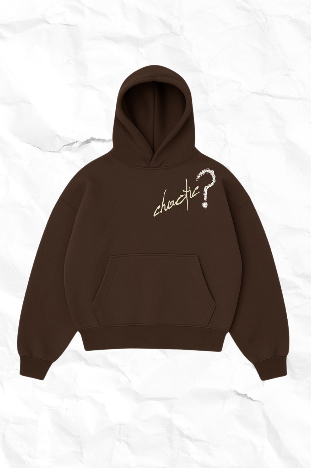 CHOATIC HOODIE-BROWN