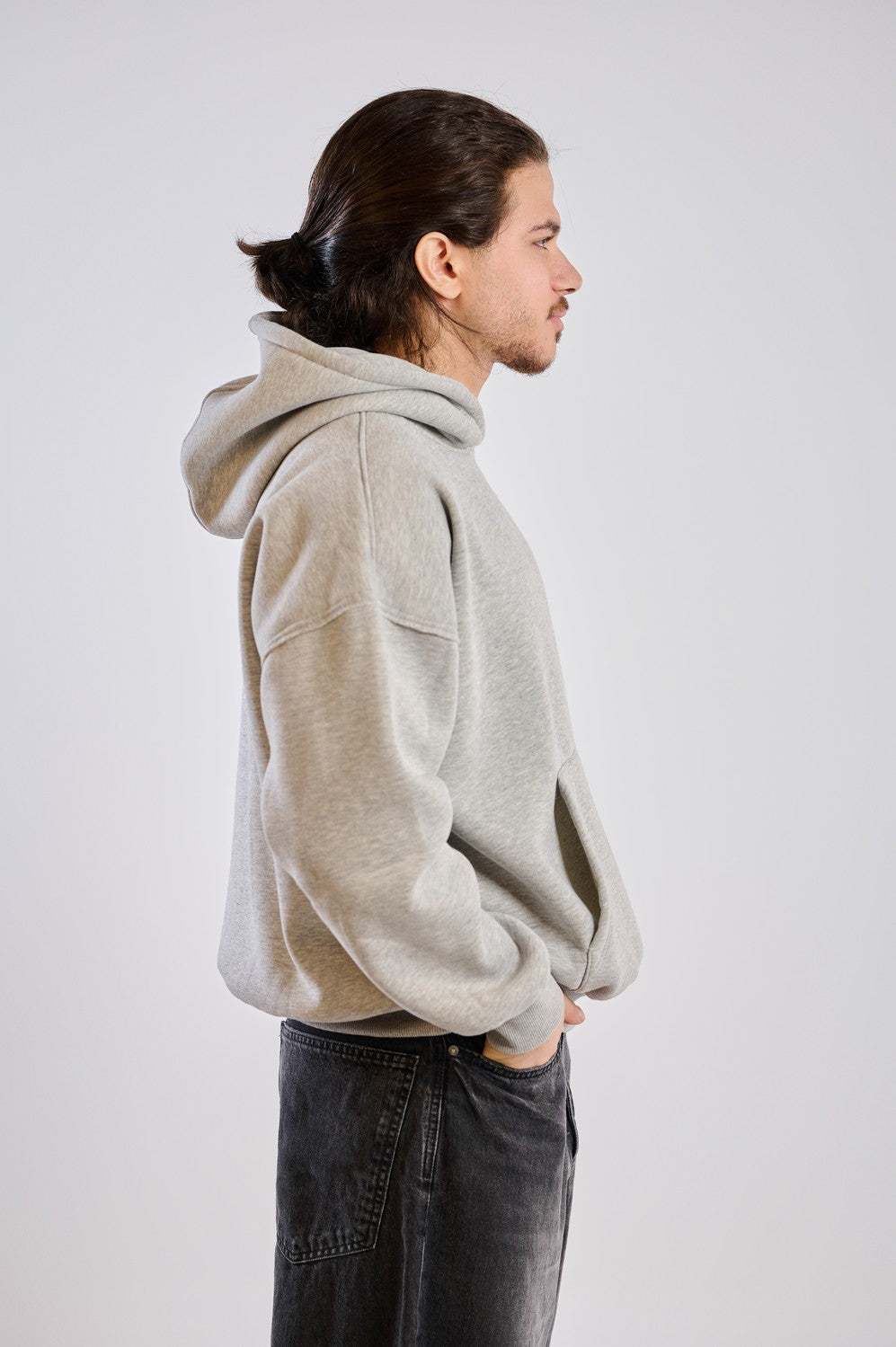 BASIC HOODIE-GREY
