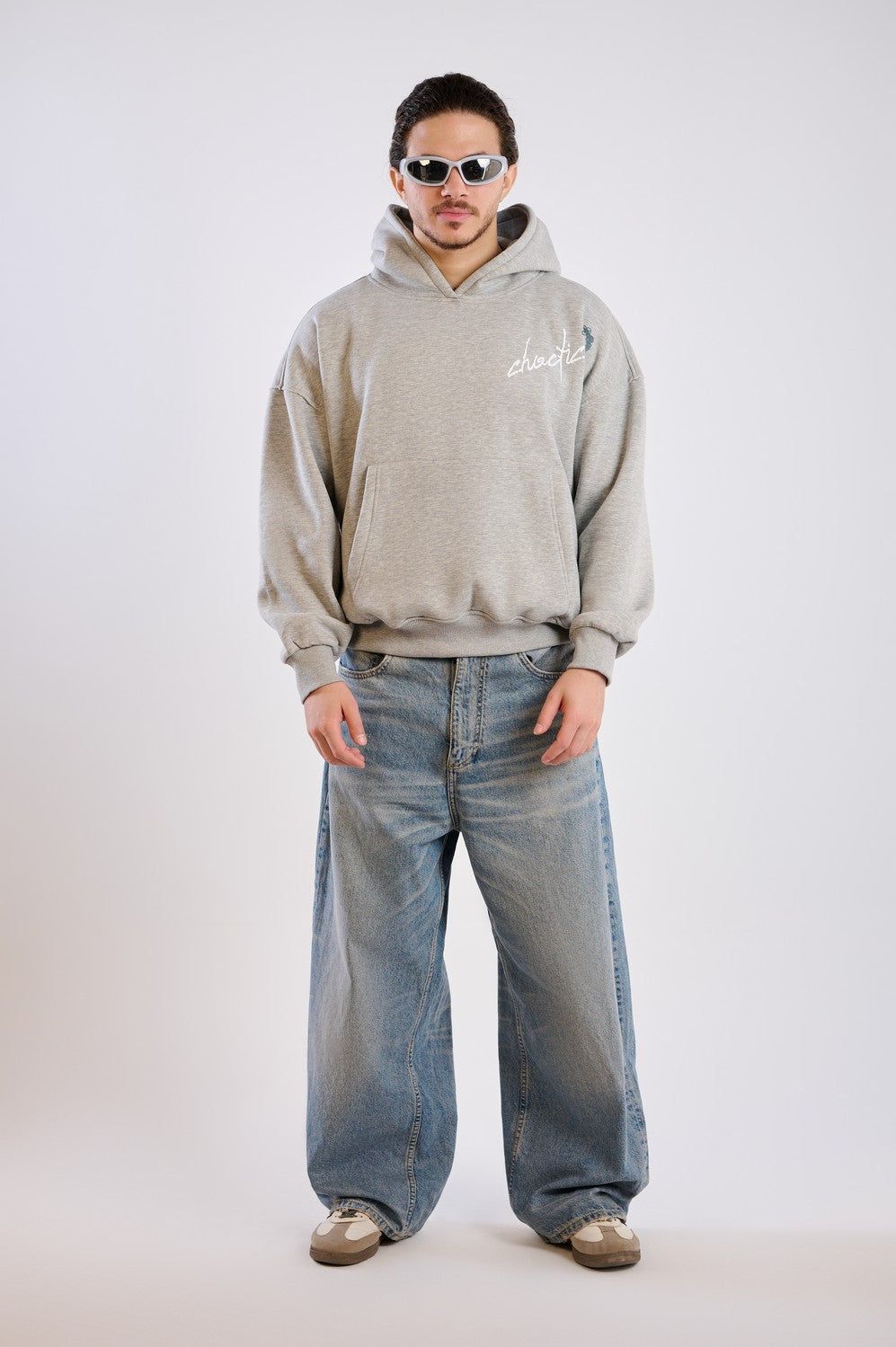 FADED PULSE HOODIE-GREY