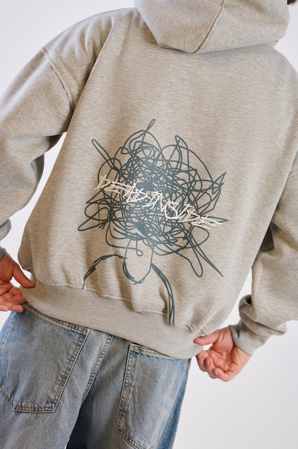 FADED PULSE HOODIE-GREY