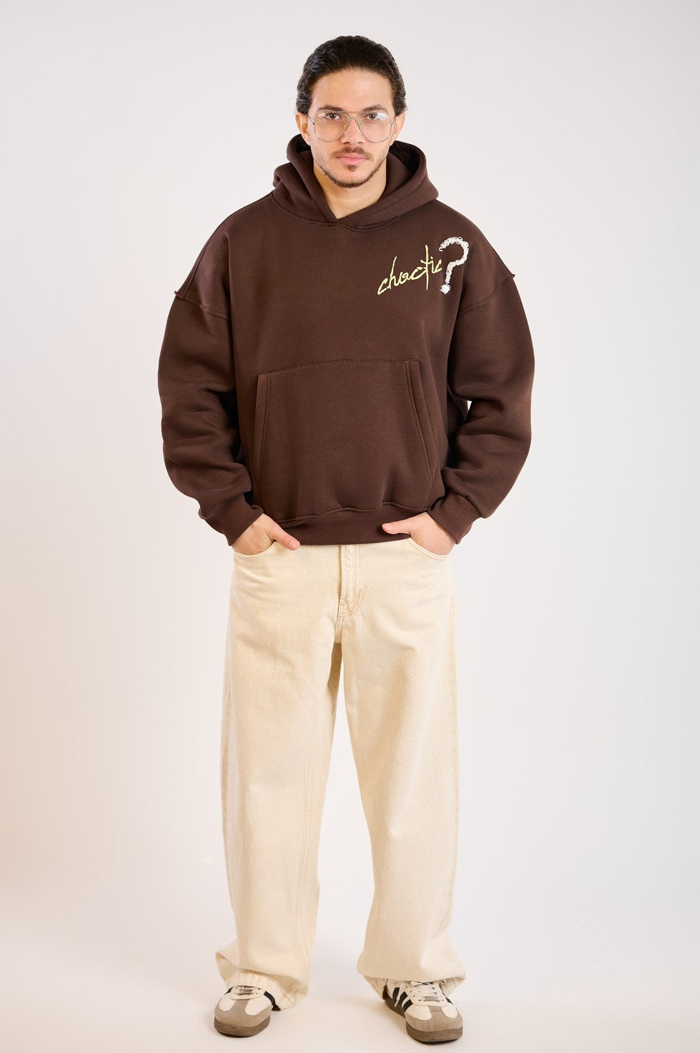 CHOATIC HOODIE-BROWN