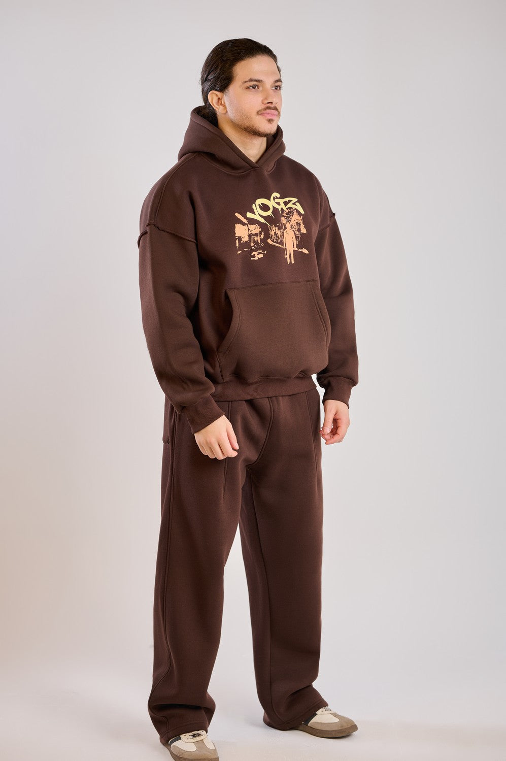 MIDNUGHT RUNNER SUIT-BROWN