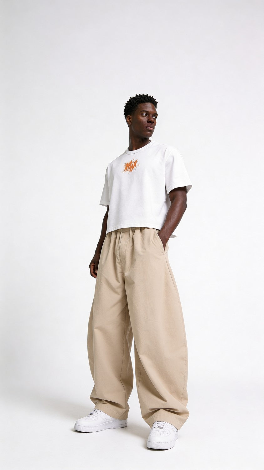 Clique Boxy Tee white